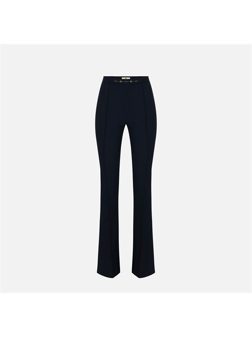 Pantaloni in doppio crêpe stretch ELISABETTA FRANCHI | PA19766E2/H88